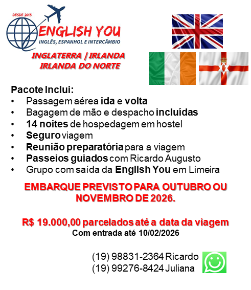 Londres - Irlanda - Irlanda do Norte